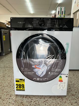 Lavadora Nevir 8kg Motor Inverter 1200 RPM