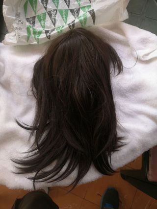 Peluca Oncológica Cabello Natural + Mechas