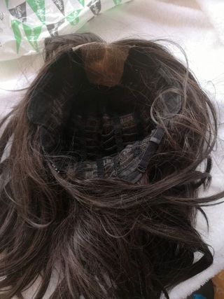 Peluca Oncológica Cabello Natural + Mechas