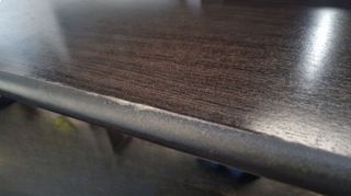 Mesa de escritorio madera y metal
