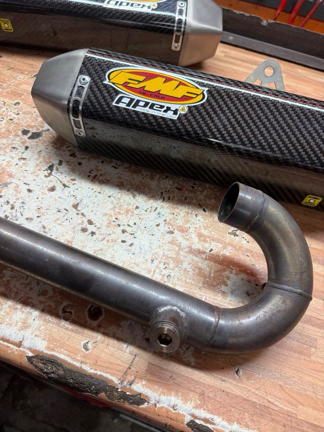 Escape doble FMF quad KTM 525XC