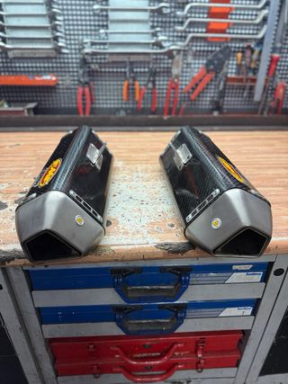 Escape doble FMF quad KTM 525XC