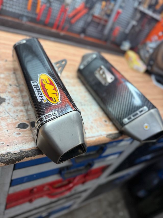 Escape doble FMF quad KTM 525XC