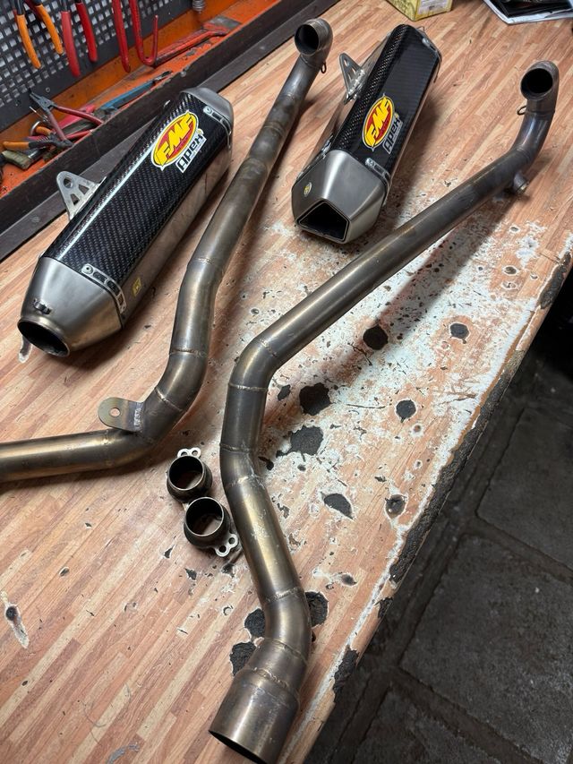 Escape doble FMF quad KTM 525XC