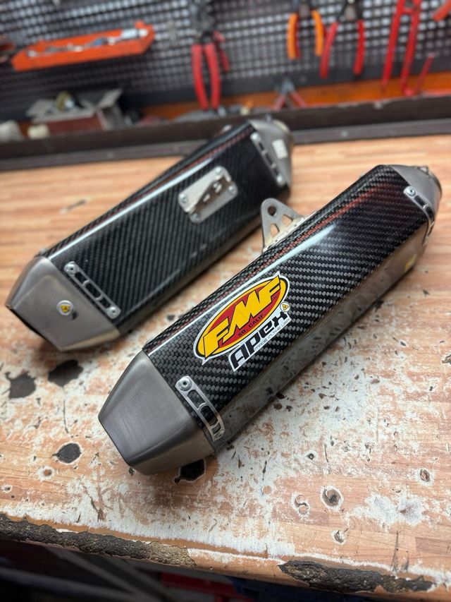 Escape doble FMF quad KTM 525XC