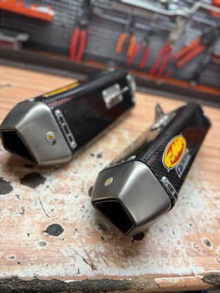 Escape doble FMF quad KTM 525XC