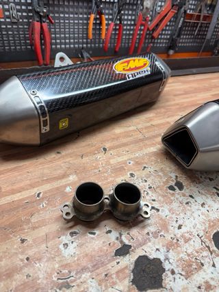 Escape doble FMF quad KTM 525XC