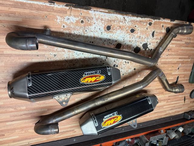 Escape doble FMF quad KTM 525XC