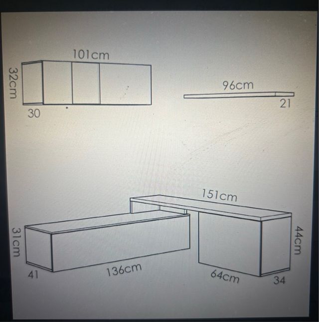 Parete attrezzata soggiorno