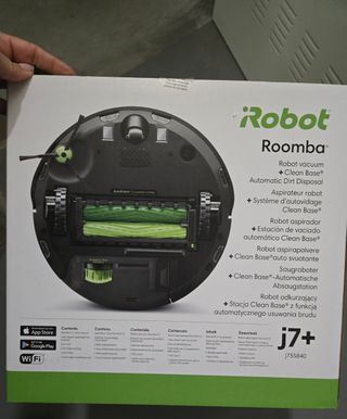 Roomba j7+ Robot Aspirador con Wi-Fi y Autovaciado