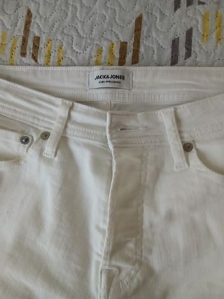 Pantalón corto Jack & Jones blanco Talla M