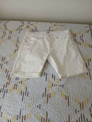Pantalón corto Jack & Jones blanco Talla M