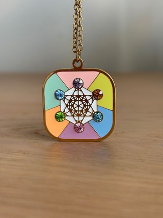 Colgante Metatrón Baño Oro Edición Limitada