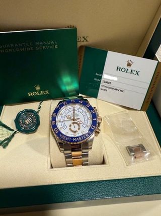 Rolex Yacht Master - Oro y Plata