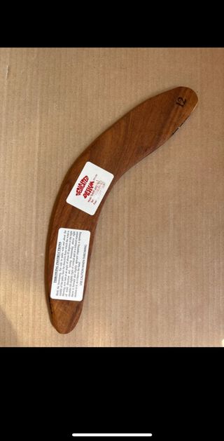 Bumerang in legno Geco