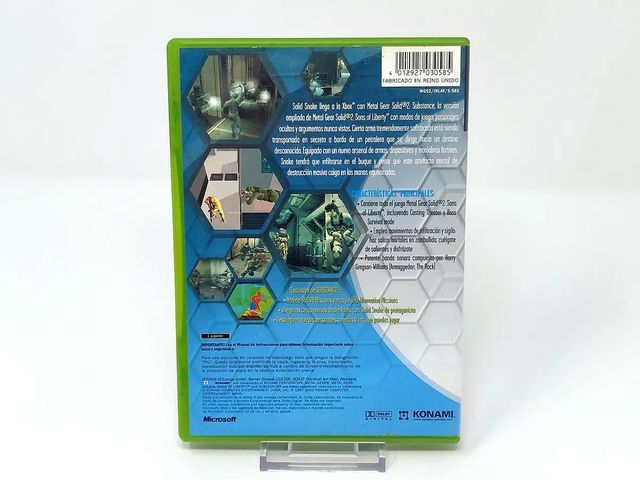 Metal Gear Solid 2 Substance ESP XBOX