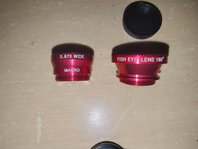 Lenti Macro 0.67X Wide e Fish Eye 180°