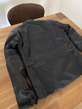 Chaqueta Moto Barbour Triumph marrón oscura 