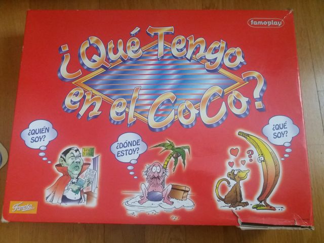 Juego de mesa ¿Qué tengo en el coco? de Famosa