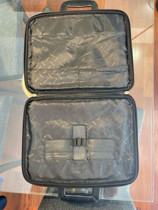 Portadocumenti Samsonite Pelle Nera Nuovo