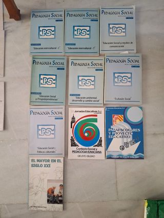 Libros temario Educación Social y Pedagogía Uned