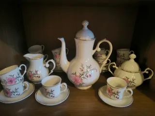 Juego de té/café Nuria Porcelana