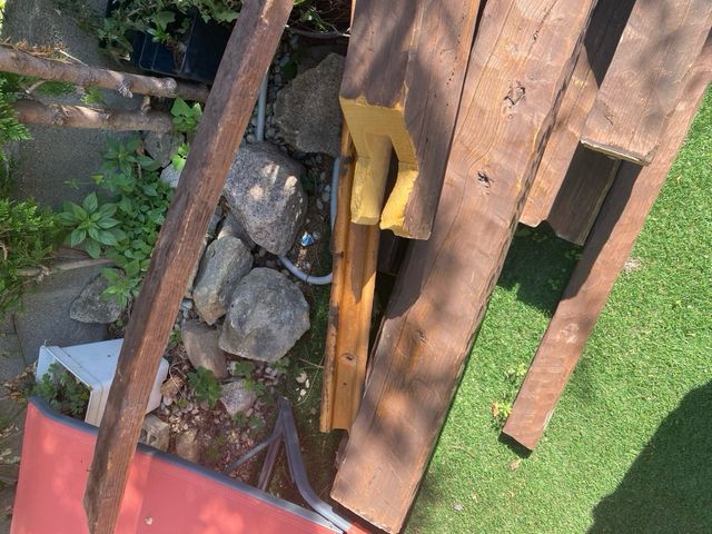 Lote de falsas vigas de madera