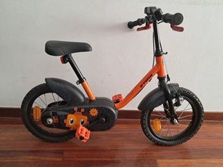 Bicicleta infantil naranja Btwin
