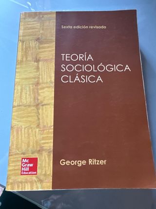 TEORIA SOCIOLOGICA CLASICA