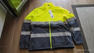 Forro Polar Amarillo y Gris