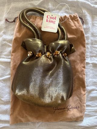 Bolso de fiesta Gherardo Gabriele dorado