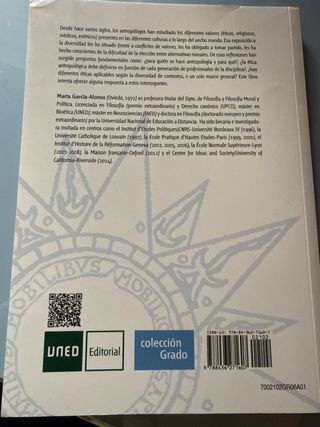 Ética y antropología (GRADO) (Spanish Edition)