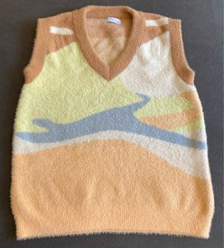 Chaleco Bershka oversize XS multicolor