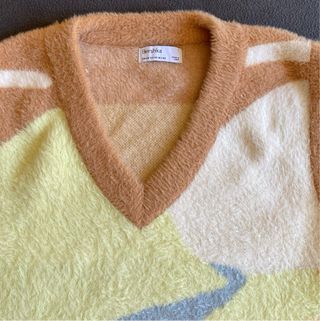 Chaleco Bershka oversize XS multicolor