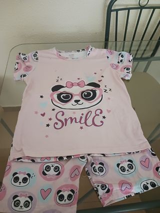 Pijama Verano Niña Unicornio Talla 12