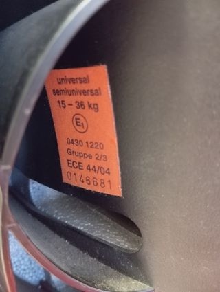 Silla Coche Recaro Monza Grupo III Isofix