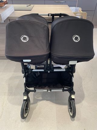 Bugaboo Donkey Gemelar 2 Sillas + Capazo
