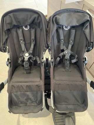 Bugaboo Donkey Gemelar 2 Sillas + Capazo