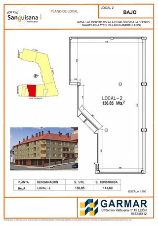 Local comercial en venta en Villaquilambre