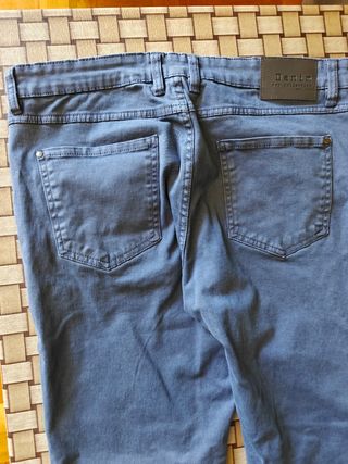 Pantalón DENIM azul hombre