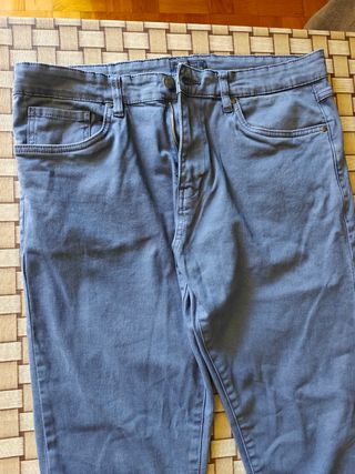 Pantalón DENIM azul hombre