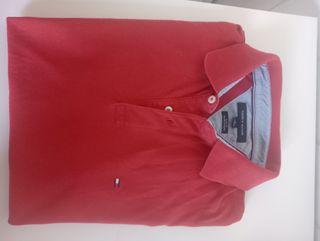 Polo Tommy Hilfiger Talla M Rojo