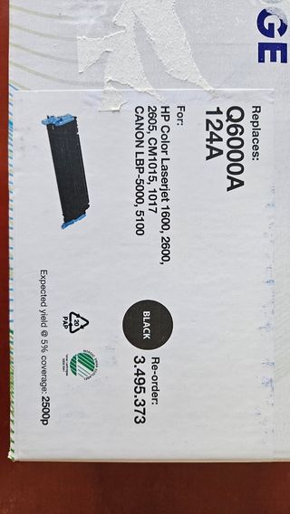 Toner Lyreco sustituto del Q6000A, color negro