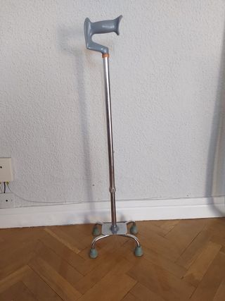 Baston 4 patas acero inox regulable