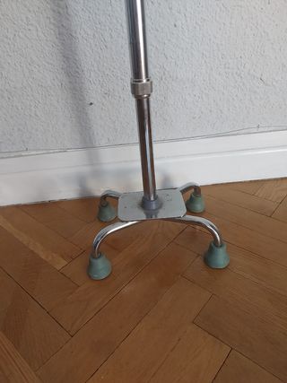 Baston 4 patas acero inox regulable