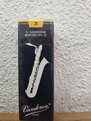 Caja Cañas Saxo Barítono Vandoren N°3