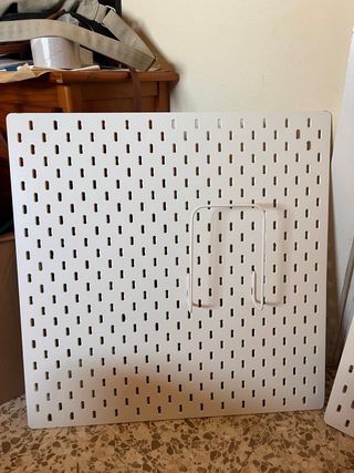 2 Tableros Perforados Ikea Blancos
