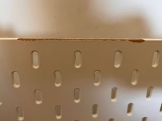 2 Tableros Perforados Ikea Blancos