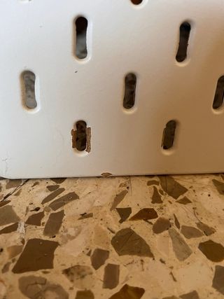 2 Tableros Perforados Ikea Blancos