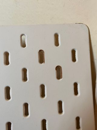 2 Tableros Perforados Ikea Blancos
